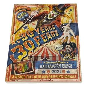 Universal Studios Halloween Horror Nights 2021 30 Years Wood Wall Decor